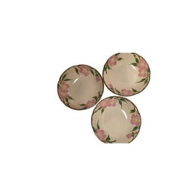 Vintage El Rancho Hand Painted Desert Rose Dessert/Berry Bowls - Thumbnail 5