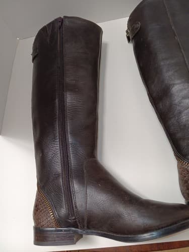 Arturo Chiang Women's Falicity Tall Riding Boot Size 8.5 M Brown Leather - Thumbnail 3