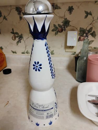 Empty bottle 750 ml Clase Azul Reposado Tequila - 750ml - Thumbnail 6