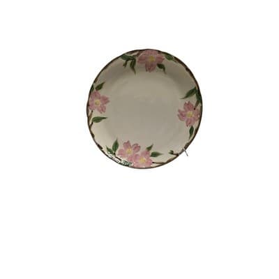 Vintage El Rancho Hand Painted Desert Rose 10.75" Chop Plate - Thumbnail 3