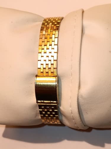 Vintage Ladies Timex Gold Toned Analog Mesh Braclet Working Watch - Thumbnail 5