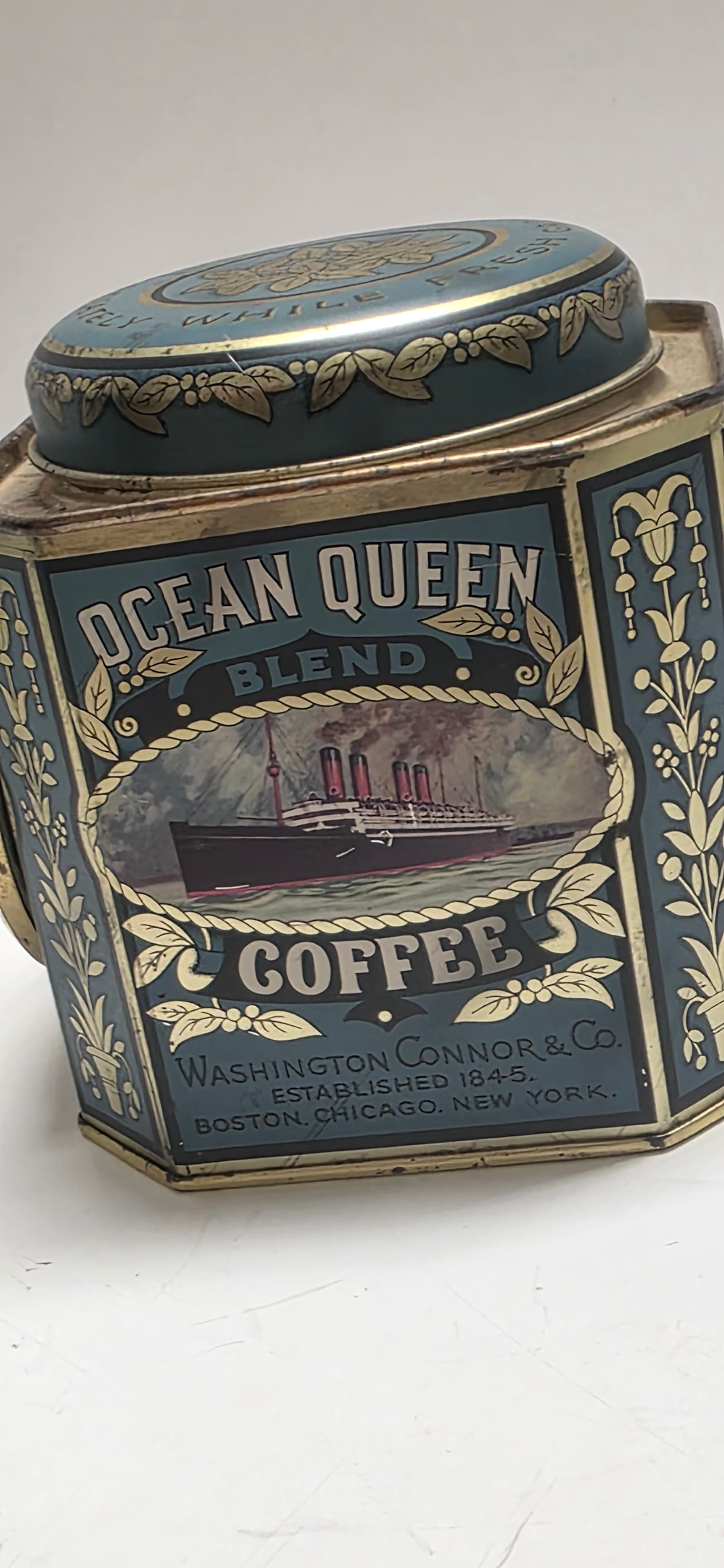 Vintage Tin Advertising Clock - Thumbnail 3