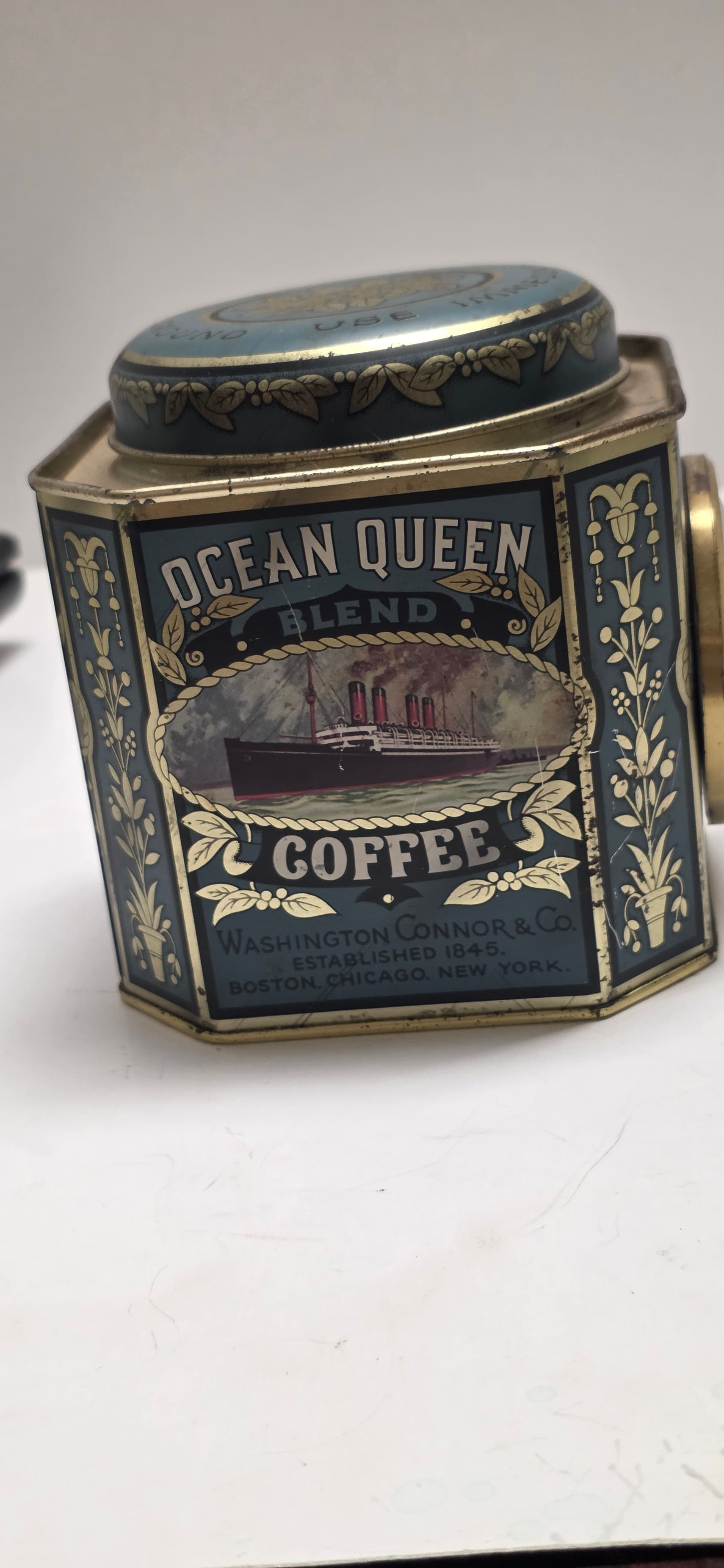 Vintage Tin Advertising Clock - Thumbnail 5
