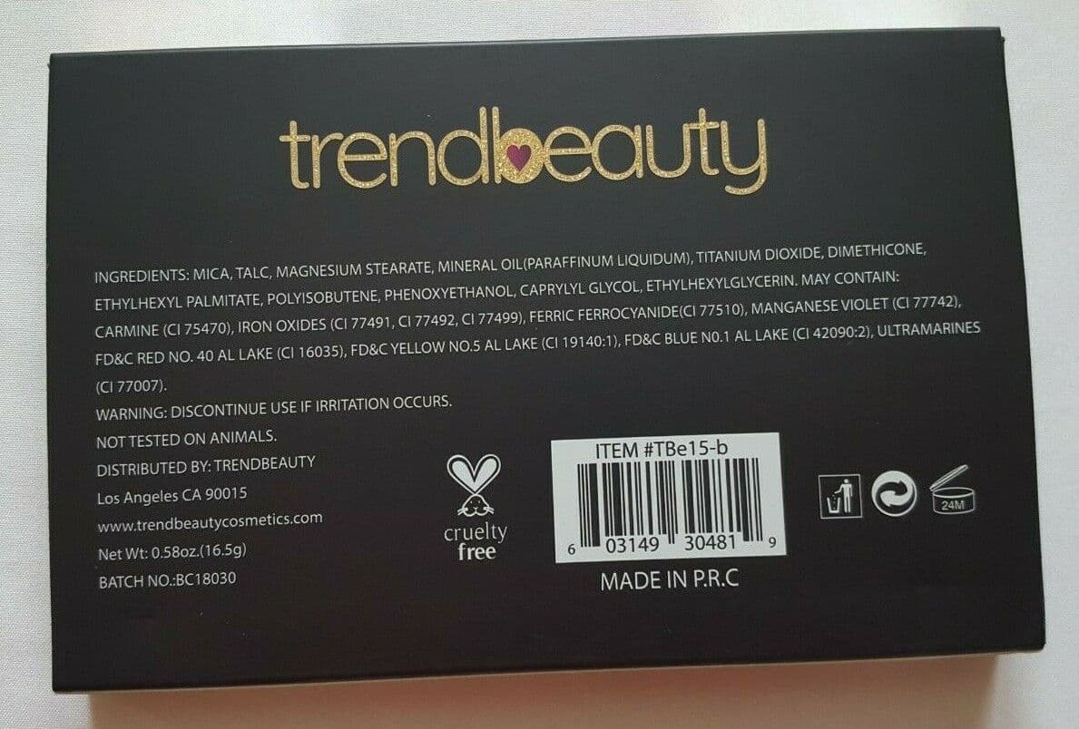 Glam Babe 15 Color Eyeshadow Palette in Countertop Display - Thumbnail 4