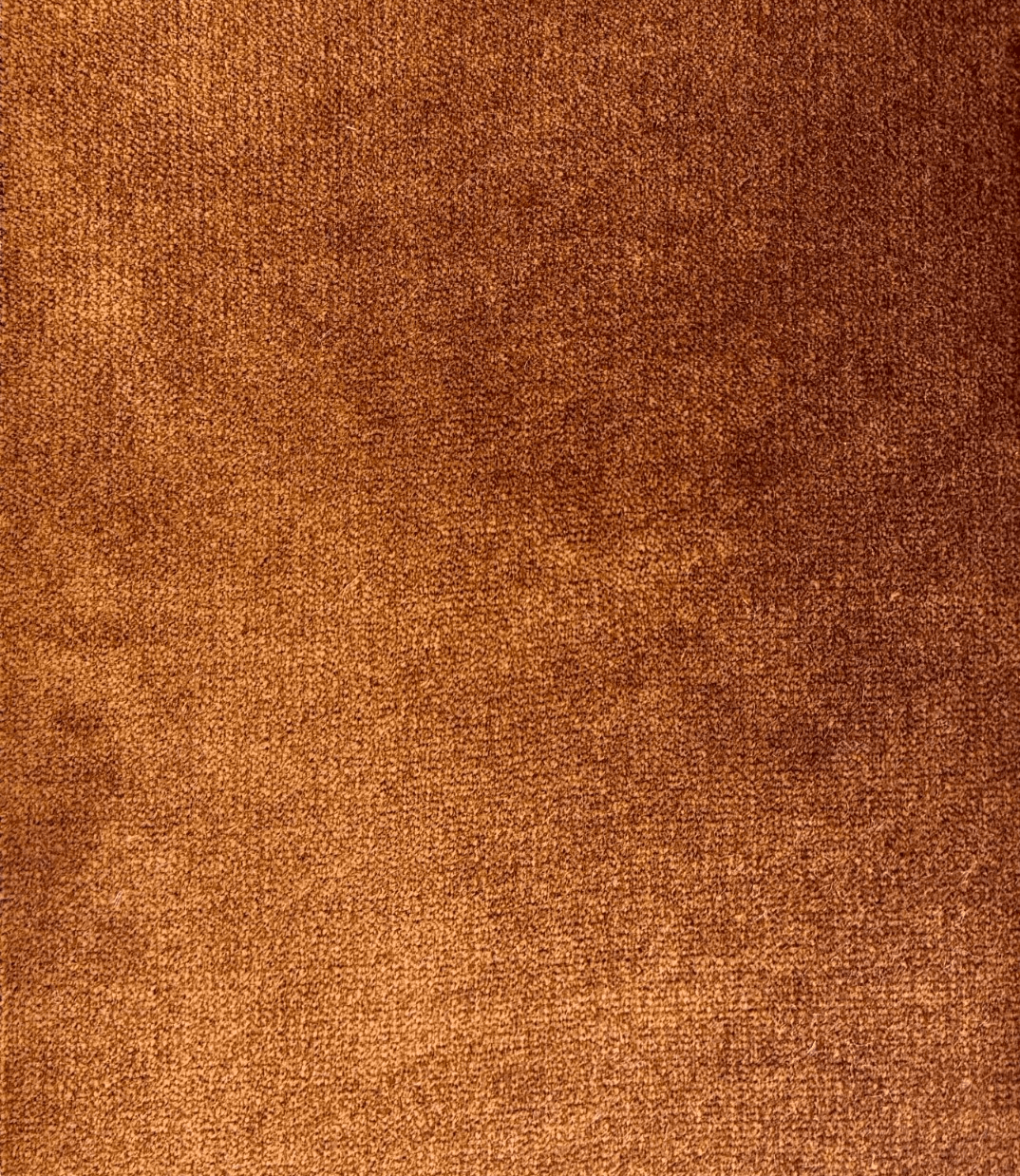 TEDDY VELVET VALLEY FORGE KAT UPHOLSERY FABRIC 45 YARDS RUST LUXURY - Thumbnail 2