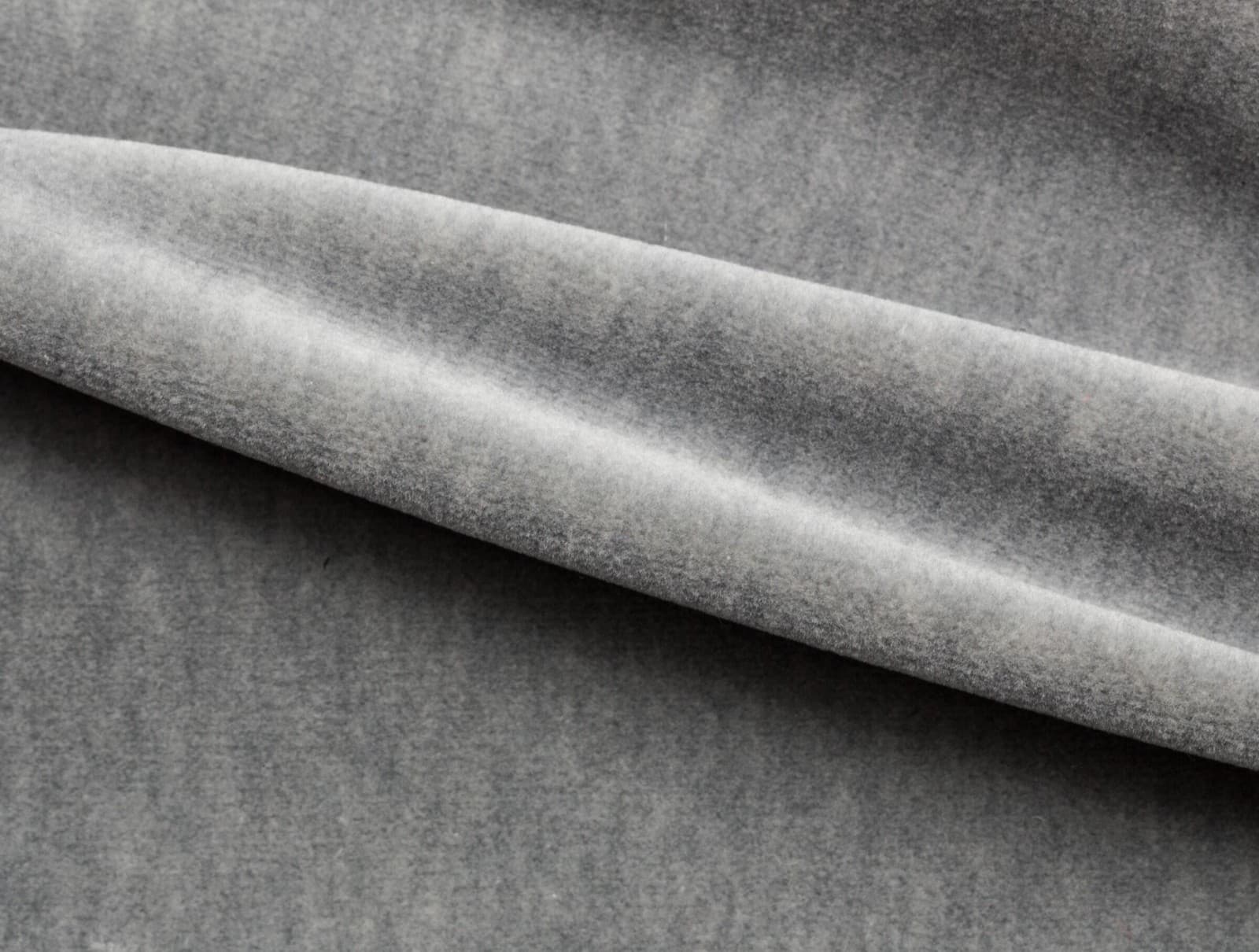 HOLLY HUNT Great Plains Fabric Sheepish Dusty Blue 3825/07 Wool Velvet 5Y $1500