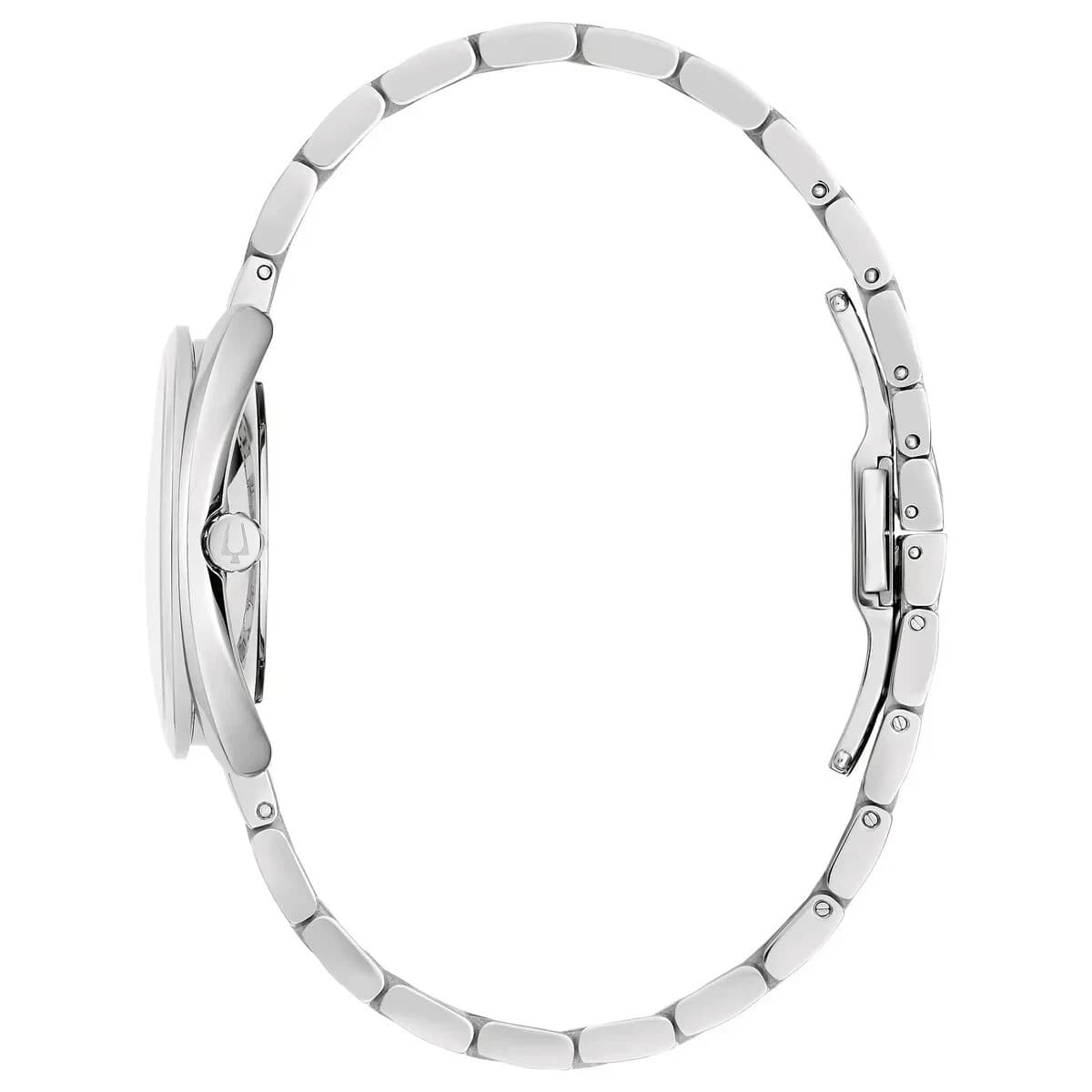 Bulova Classic Diamond Malachite Stainless Steel Quartz Ladies Watch 96P256 NWT - Thumbnail 2