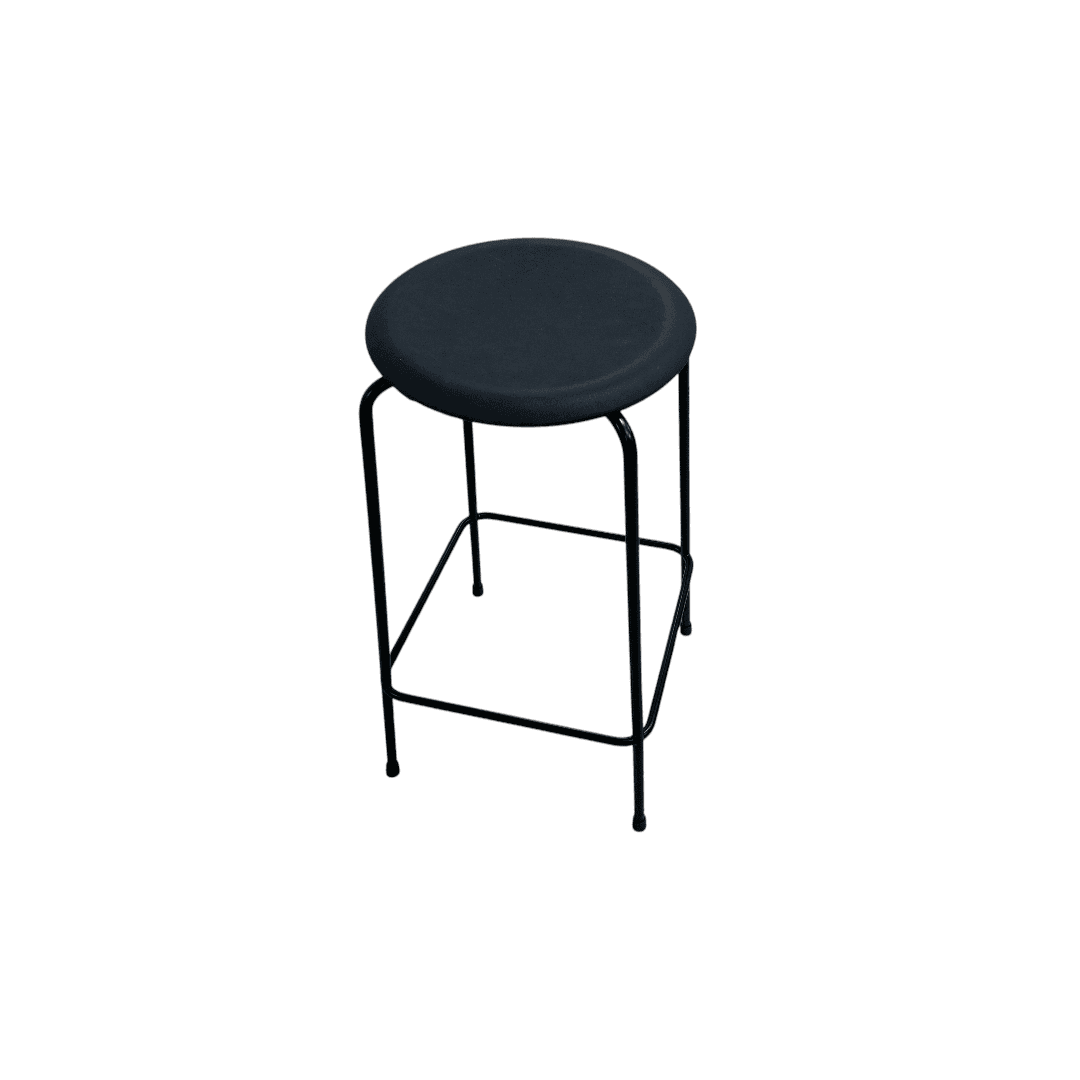 2Modern High Dot Upholstered Stool by Fritz Hansen - Thumbnail 5