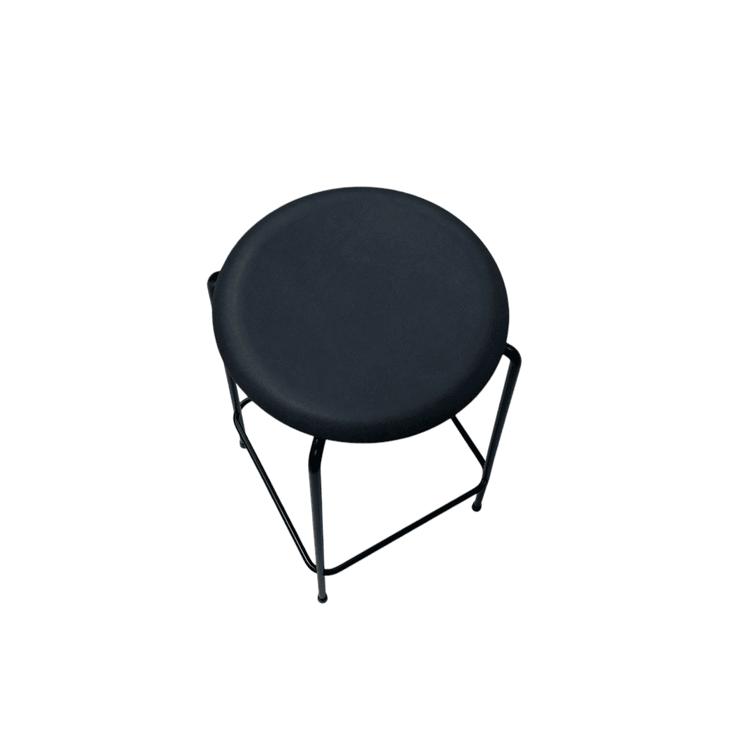 2Modern High Dot Upholstered Stool by Fritz Hansen - Thumbnail 10