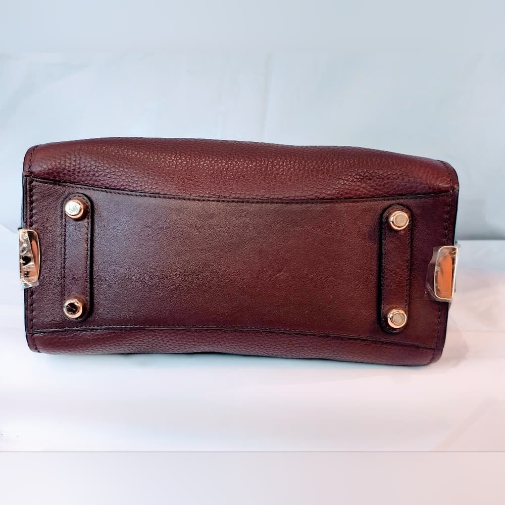COACH Swagger 27 Carryall Handbag in Oxblood Pebble Leather, Style 87295 - Thumbnail 5