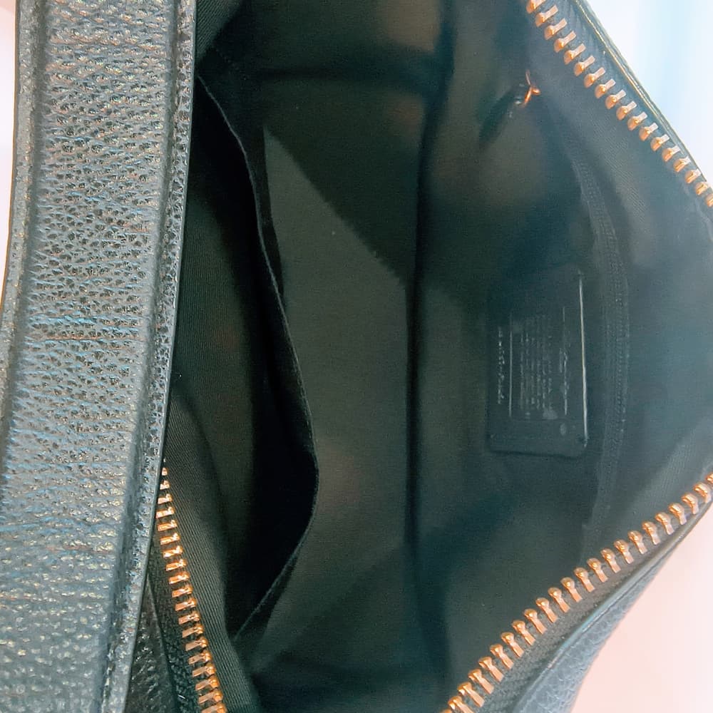 COACH 2017 Black Pebbled Leather Harley Hobo Bag, F38250 - Thumbnail 8