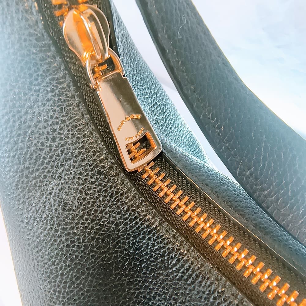 COACH 2017 Black Pebbled Leather Harley Hobo Bag, F38250 - Thumbnail 6