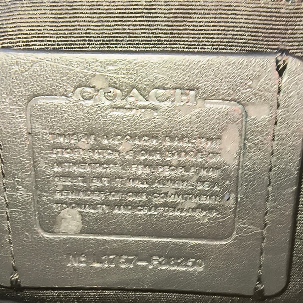 COACH 2017 Black Pebbled Leather Harley Hobo Bag, F38250 - Thumbnail 9