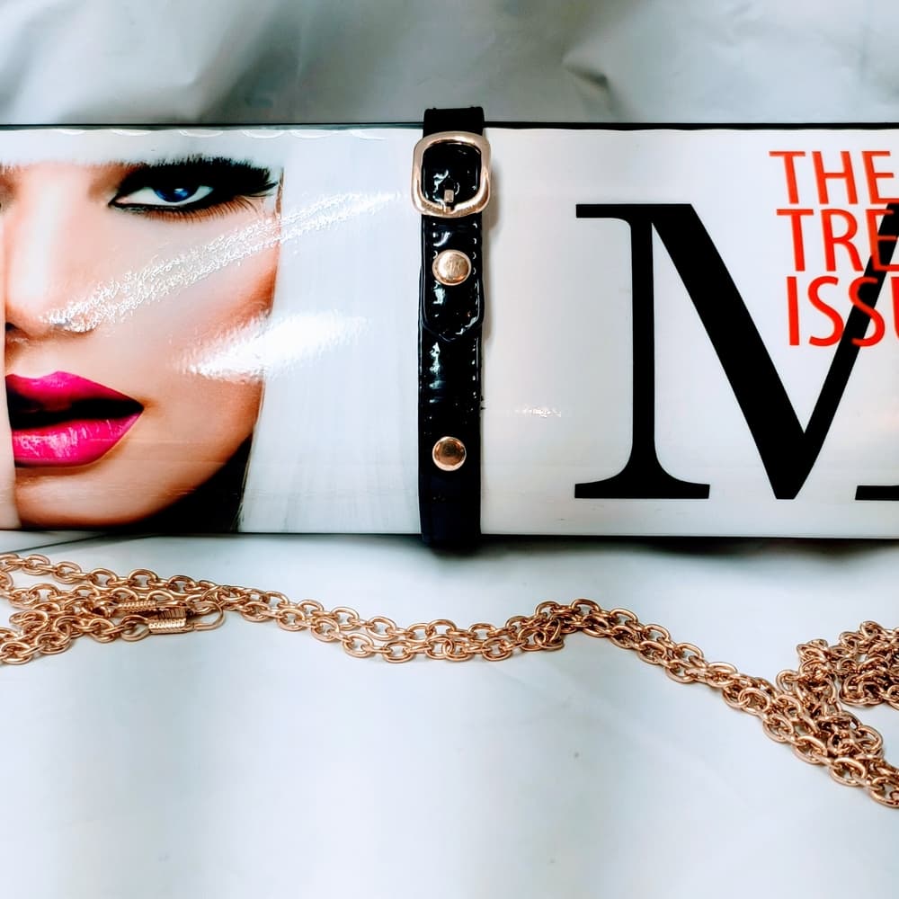 Unbranded Chic Clutch Magazine Cover Design in Black, White, & Gold - Thumbnail 15