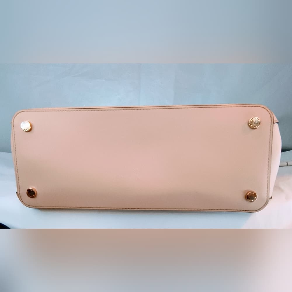 MICHAEL KORS Light Pink Lynn Saffiano Leather Satchel Bag - Thumbnail 5