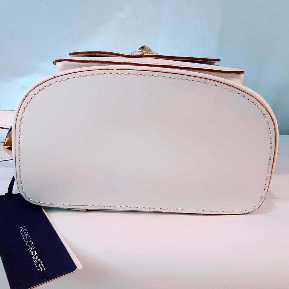 NWT REBECCA MINKOFF (New) Craig Leather Camera Case Crossbody Bag in White - Thumbnail 5