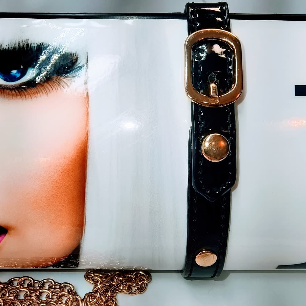 Unbranded Chic Clutch Magazine Cover Design in Black, White, & Gold - Thumbnail 2