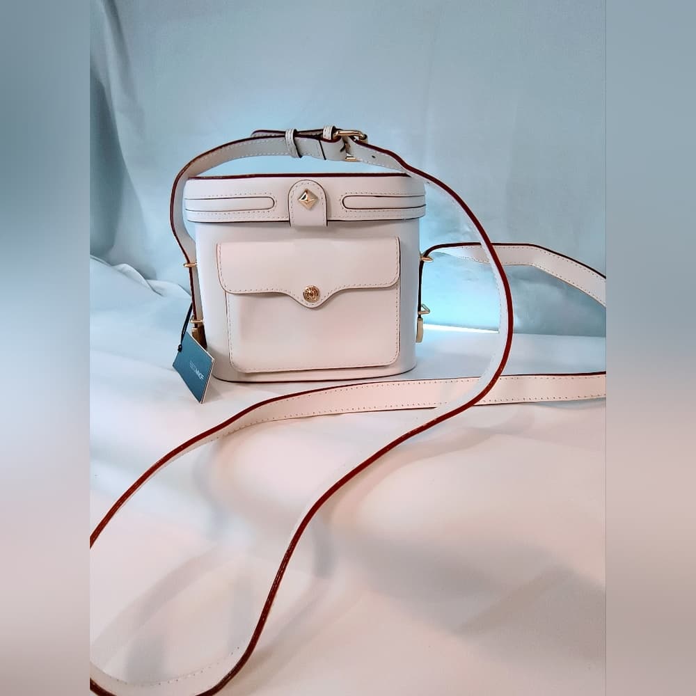 NWT REBECCA MINKOFF (New) Craig Leather Camera Case Crossbody Bag in White - Thumbnail 12