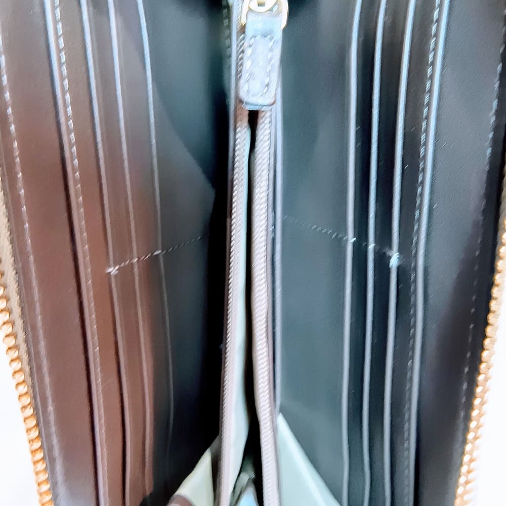 BRAHMIN New Croc Embossed Wallet in Tan - Thumbnail 7