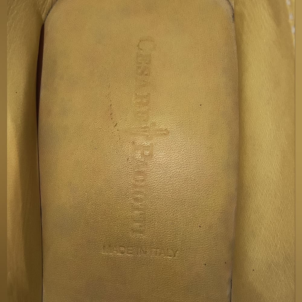 Cesare Pasciotti CreamColored Leather Flats Loafers - Thumbnail 5