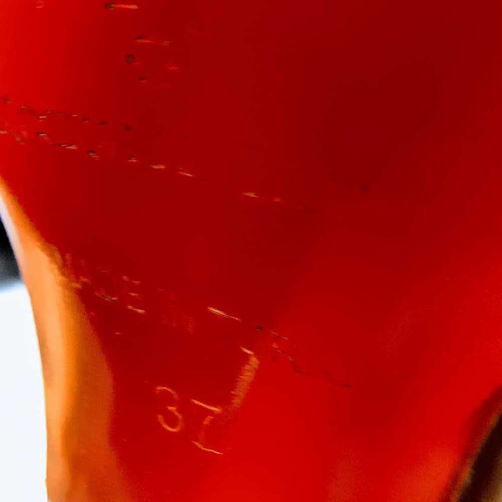 ROCKWELL THARP Vibrant Black & White Heeled Boots with Glossy Red Accents - Thumbnail 4
