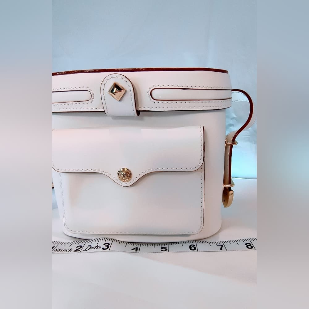 NWT REBECCA MINKOFF (New) Craig Leather Camera Case Crossbody Bag in White - Thumbnail 9