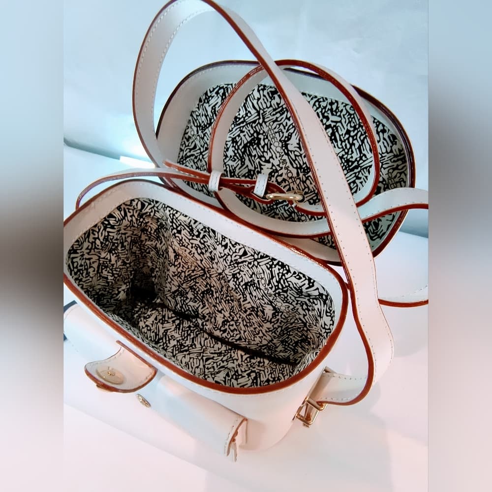 NWT REBECCA MINKOFF (New) Craig Leather Camera Case Crossbody Bag in White - Thumbnail 7