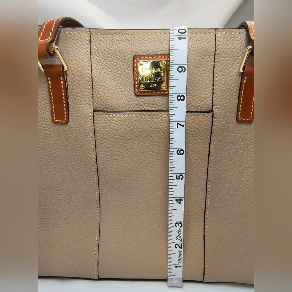 DOONEY BOURKE Oyster/Taupe Pebble Grain Small Lexington Leather Tote (NWOT) - Thumbnail 13