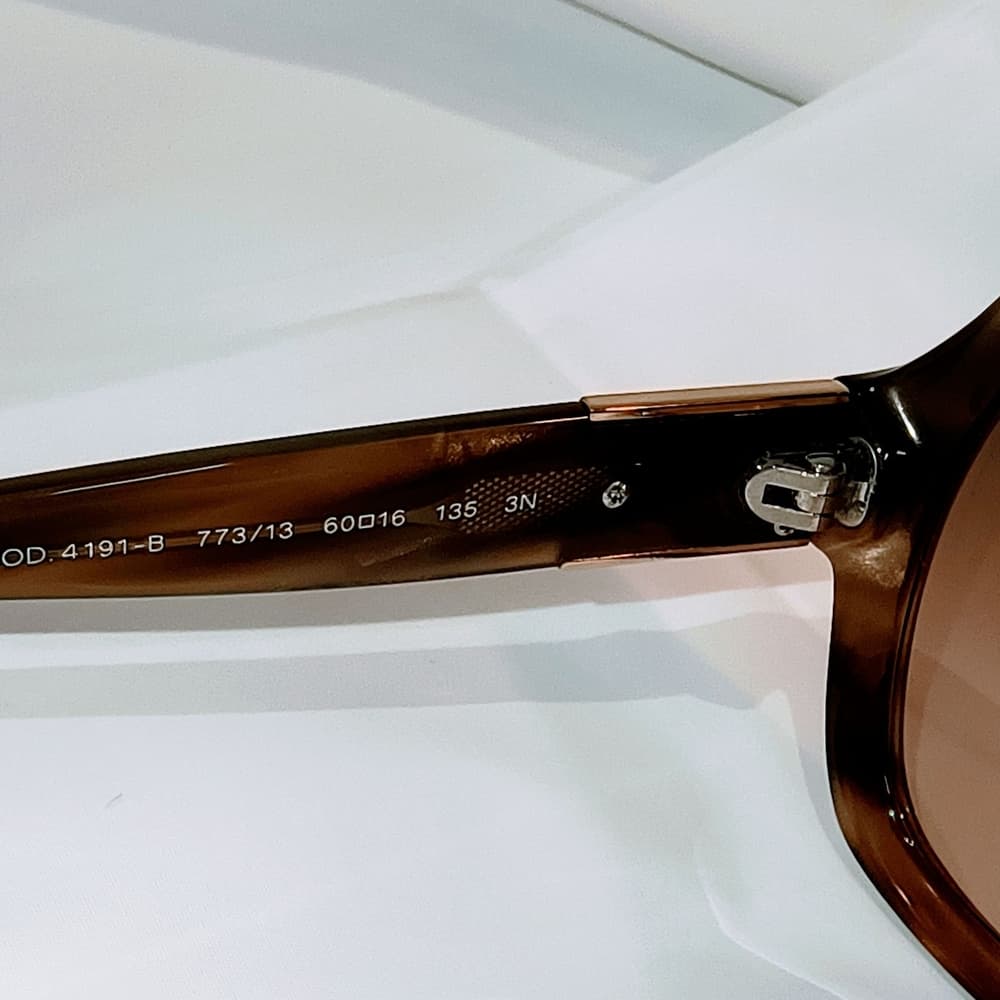 VERSACE Women's Tortoiseshell Sunglasses with Gold & Rhinestone Accents - Thumbnail 4