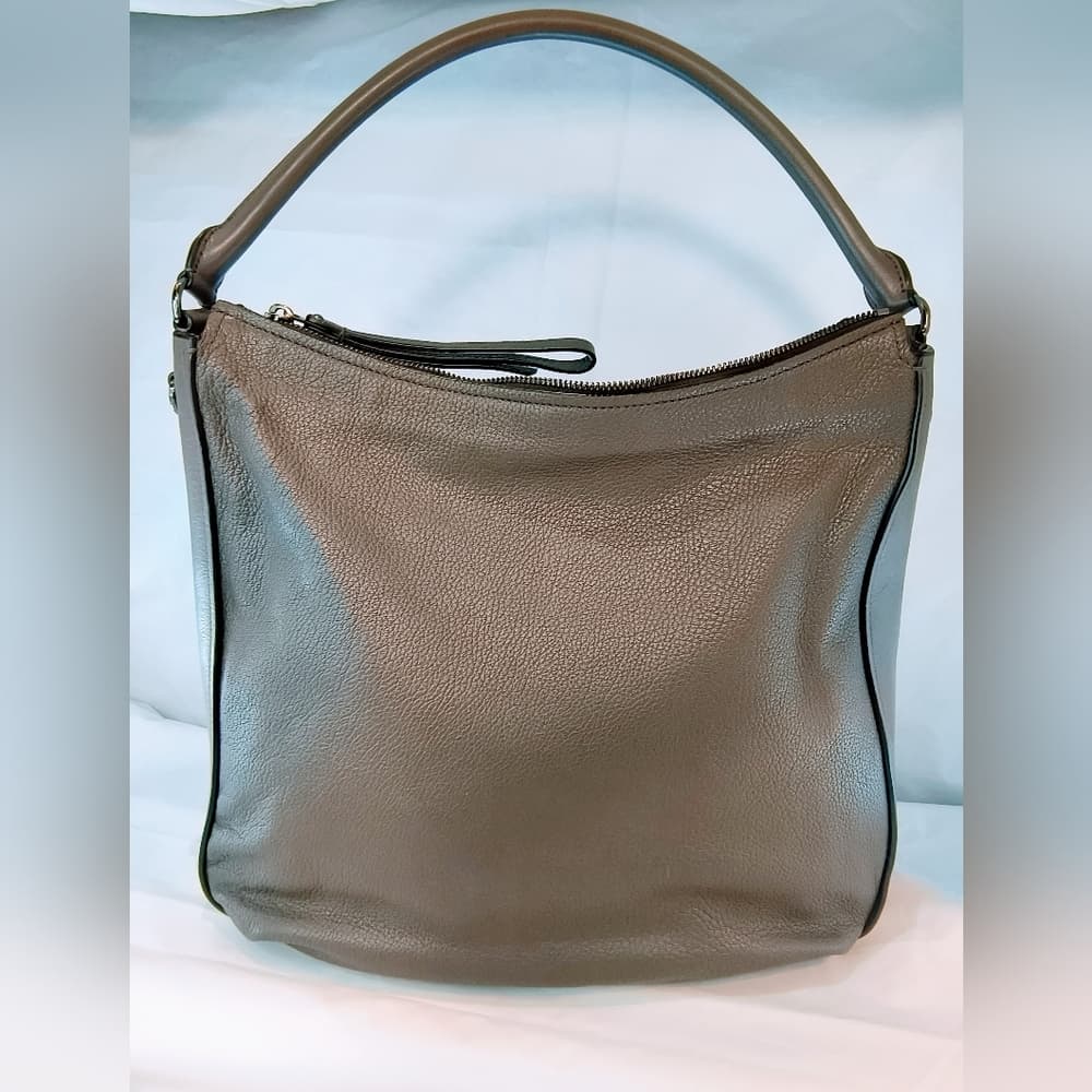 MARC JACOBS Serpentine Hobo Bag in Grey Leather - Thumbnail 5