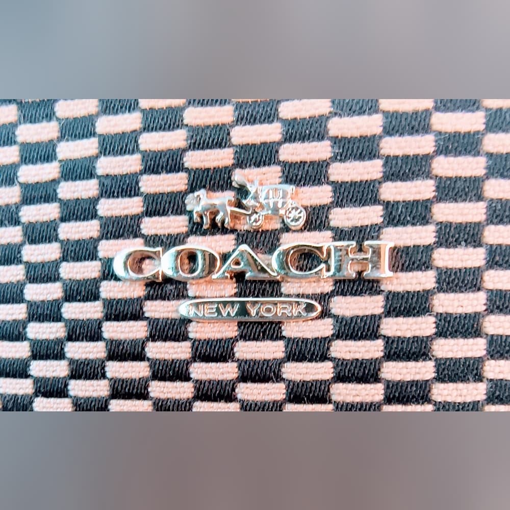 COACH Legacy Jacquard Corner Zip Wristlet, Style F13311 - Thumbnail 12