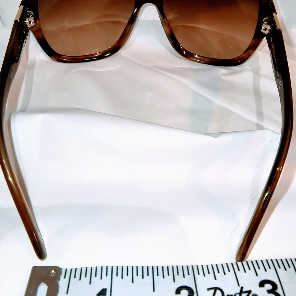 VERSACE Women's Tortoiseshell Sunglasses with Gold & Rhinestone Accents - Thumbnail 11