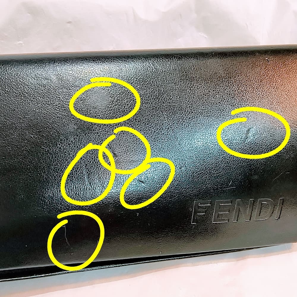 FENDI Black Sunglasses with Silver Accents - Thumbnail 10