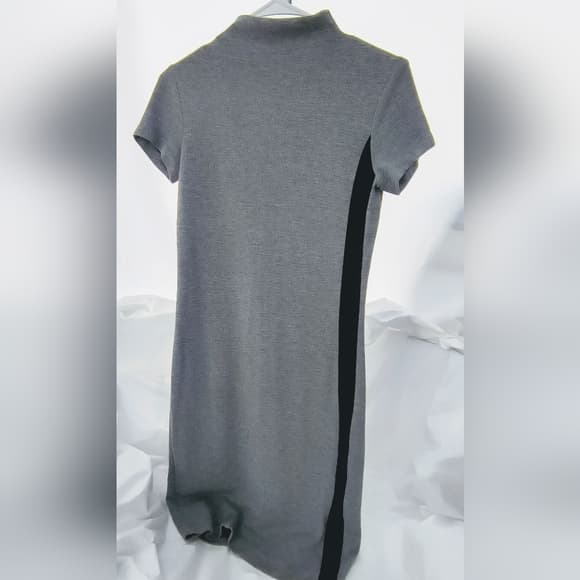 Gianfranco Ferre Gray and Black Midi Dress - Thumbnail 6