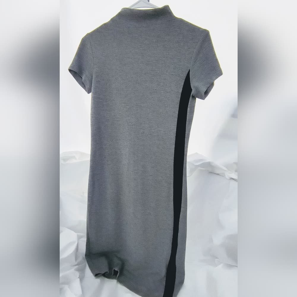 Gianfranco Ferre Gray and Black Midi Dress - Thumbnail 5