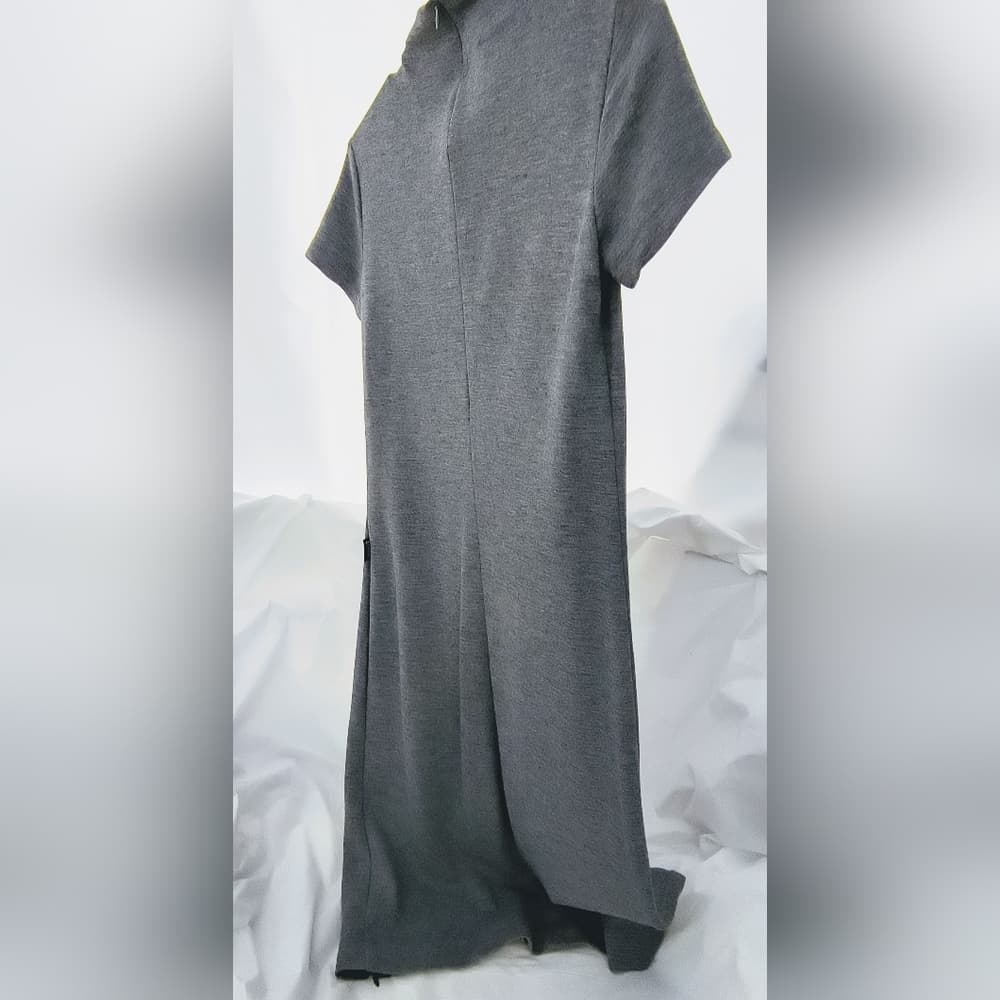 Gianfranco Ferre Gray and Black Midi Dress - Thumbnail 2