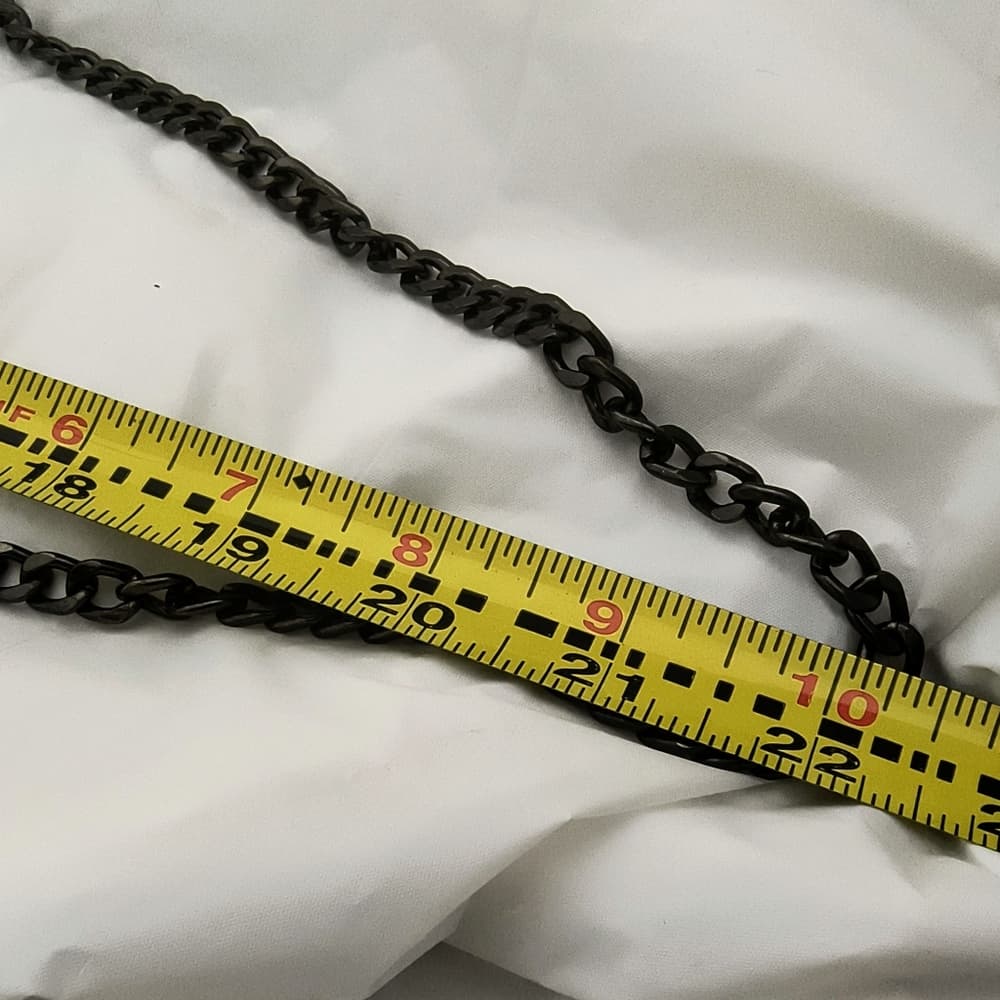 Elegant STARLET Black Chain Silver Rhinestone Clutch - Thumbnail 9
