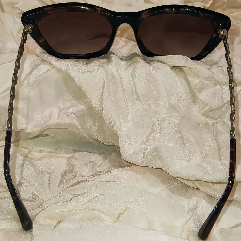 COACH Havana Brown Gradient Cat-Eyes Sunglasses (HC8257U) with Gunmetal Accents - Thumbnail 8