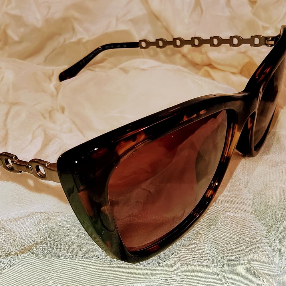 COACH Havana Brown Gradient Cat-Eyes Sunglasses (HC8257U) with Gunmetal Accents - Thumbnail 7