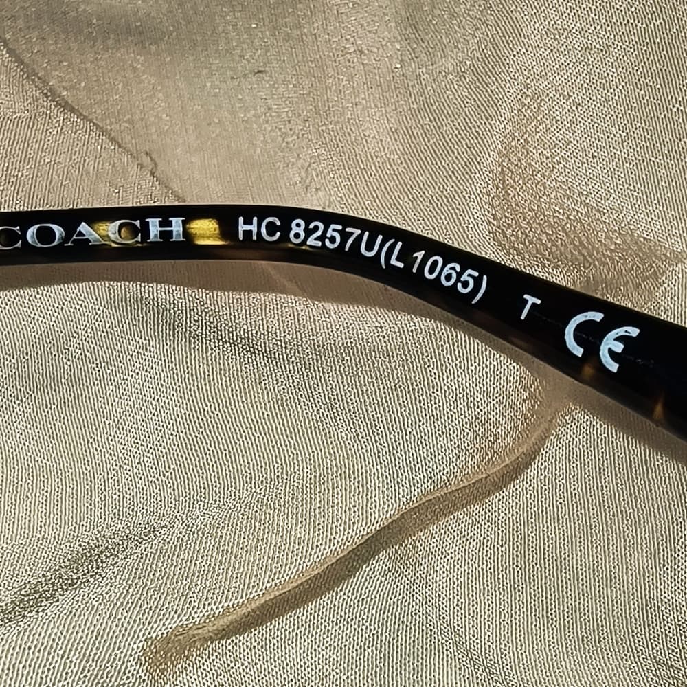 COACH Havana Brown Gradient Cat-Eyes Sunglasses (HC8257U) with Gunmetal Accents - Thumbnail 5