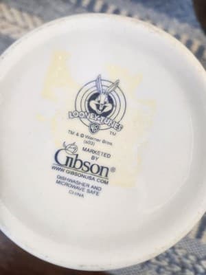 Vintage Gibson Mug Sports Lt Green Looney Tunes Tazmanian Devil Basketball Cup - Thumbnail 6