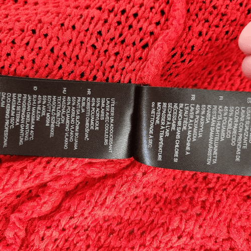 Red H&M Knit Cardigan - Thumbnail 7