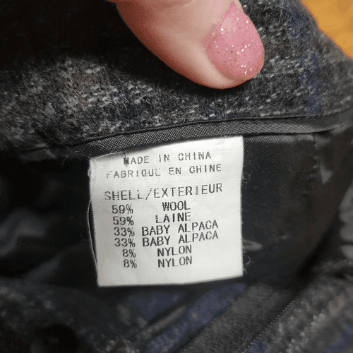 Theory Charcoal and Blue Alpaca Wool Blend Dress Shorts - Thumbnail 8