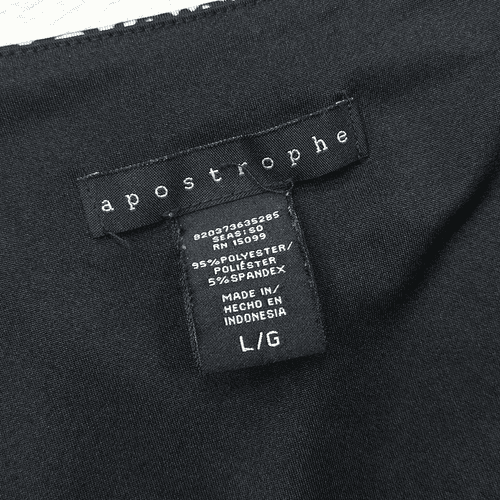 Apostrophe Black And White Shift Dress - Thumbnail 5