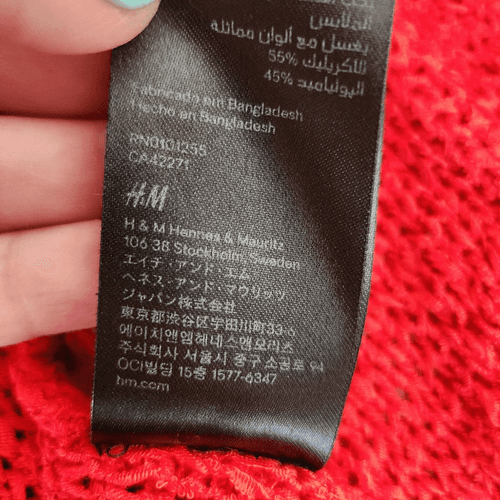 Red H&M Knit Cardigan - Thumbnail 9