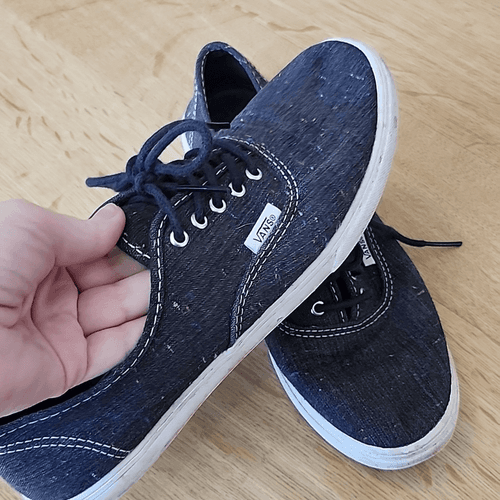 Vans Charcoal Gray and Multi Color shoes - Thumbnail 2