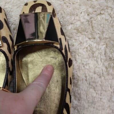 Isaac Mizrahi Calf Hair Animal Print Block Heels - Thumbnail 8
