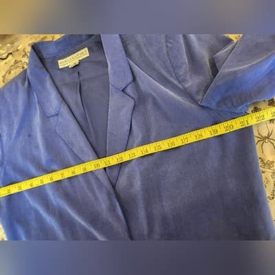 Vintage Blue 100% Blazer Real Clothes For Saks Fifth Avenue Exclusive - Thumbnail 12