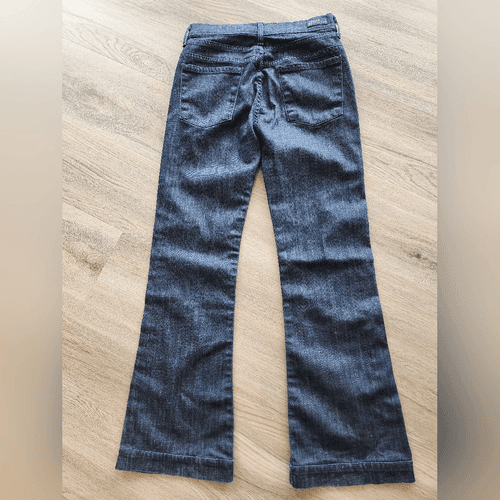 Citizens of Humanity Stretch High Rise Wide Leg Dark Denim Jeans - Thumbnail 11
