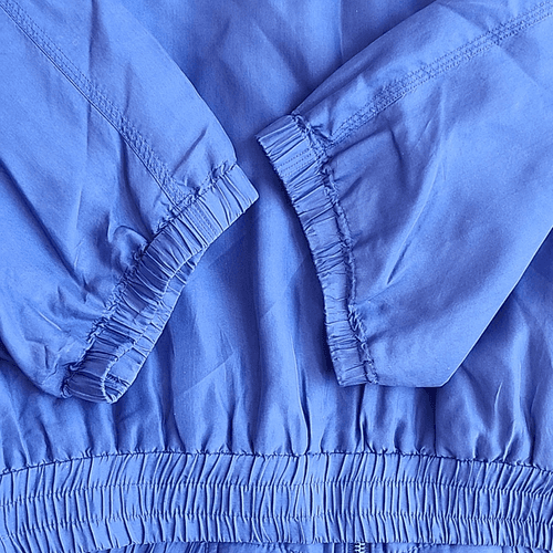 Fuda International Blue Silk Windbreaker Light Weight Jacket - Thumbnail 13